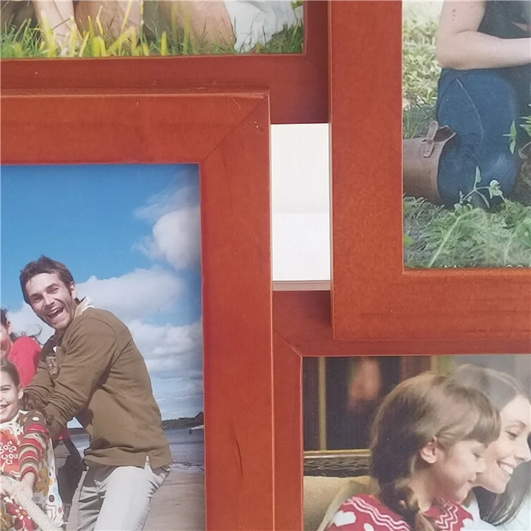 Photos Frame Pic Collage Picture Frames Durable Good Quality Wooden Custom Wood Customized Logo Fashionable Environment Friendly