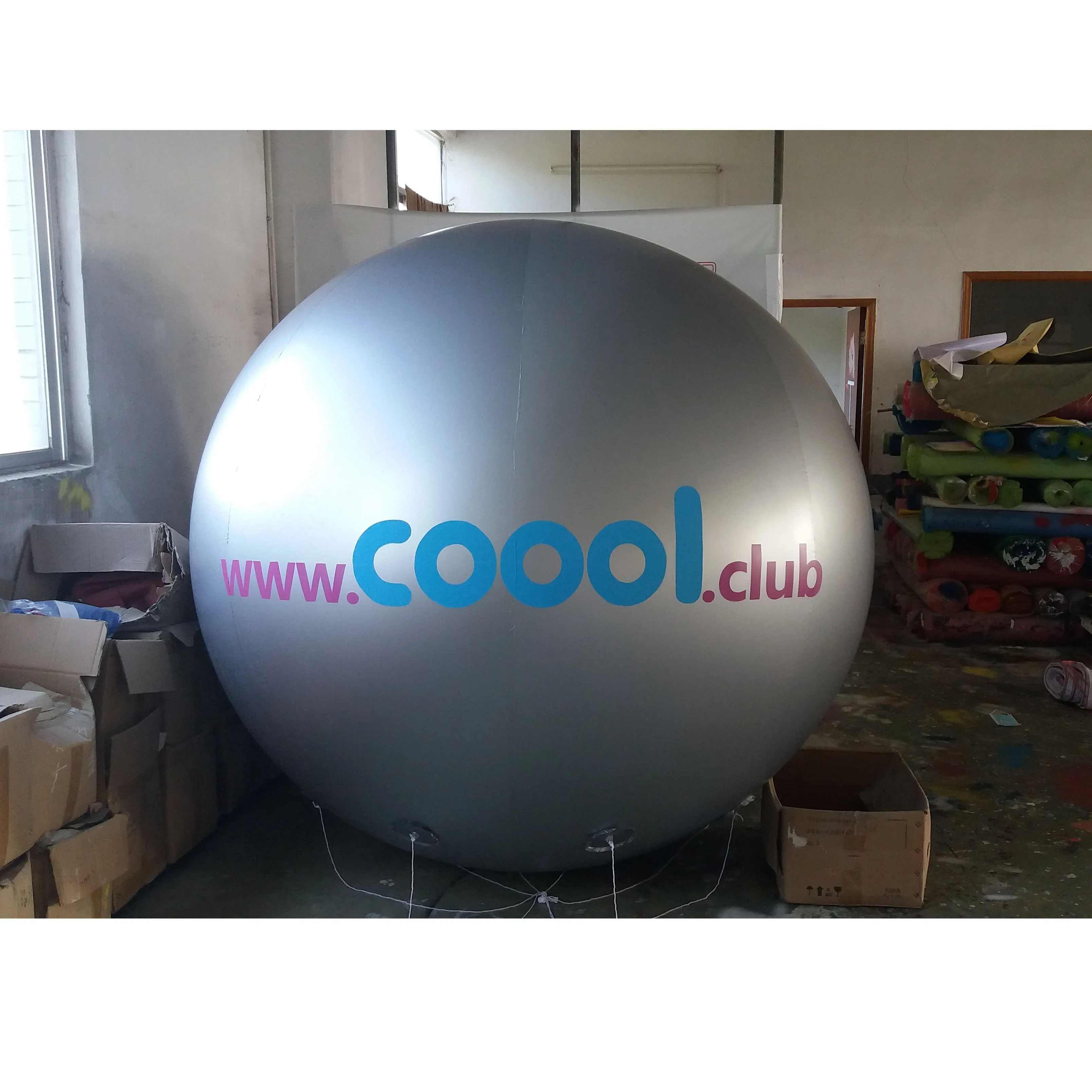 Caixin Custom silver balloon flying helium balloon