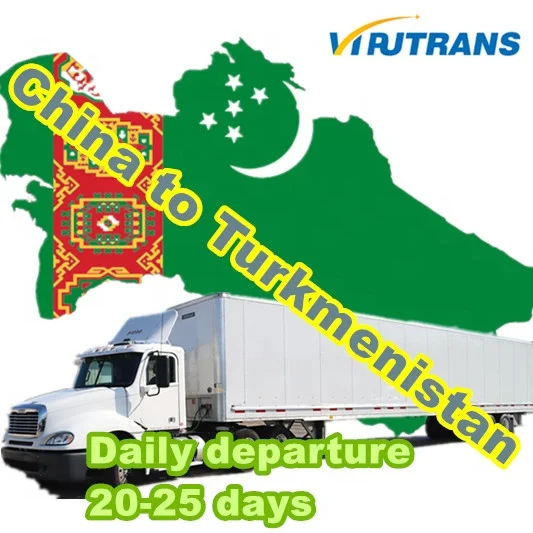 road transport goods refrigerated truck oversize cargo logistics delivery shipping cost from china to Ashgabat Turkmenistan