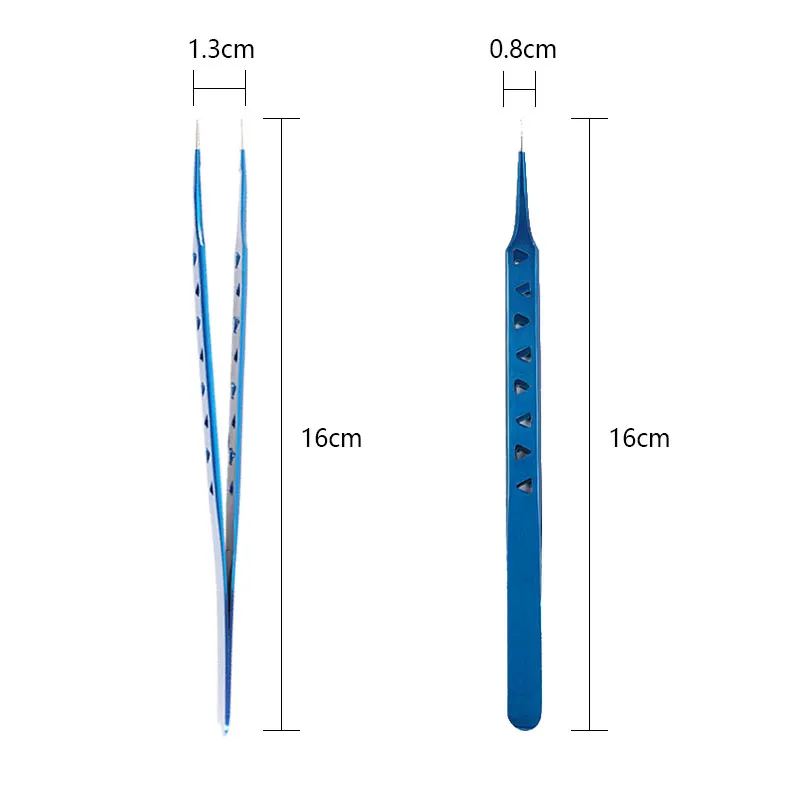Precise Tweezers Diamond Painting Tools Anti-Static DIY Point Drills Tip Tweezers for Beauty Grafting Eyelash Tweezers