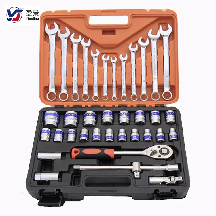 Car Repair Hand Tools Wrench Set Socket Ratchet 20 Pcs 1/2 Drive Soft White Technology OEM