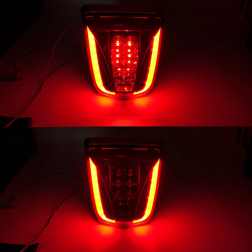 High Bright Quality None Brand Package Taiwan Zelioni Style Modified Flowing Taillights For Vespa Sprint And Primavera