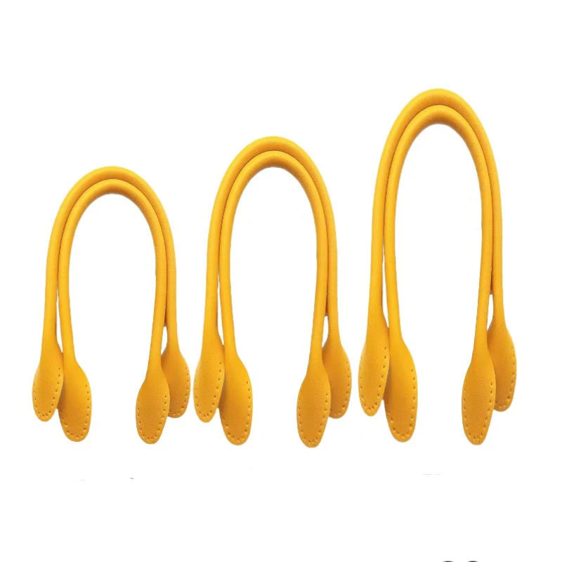 Leather Purses Straps with Ear Shape End DIY Hand Making Accessories for Purse Handbag Wallet Leather Bag Handles