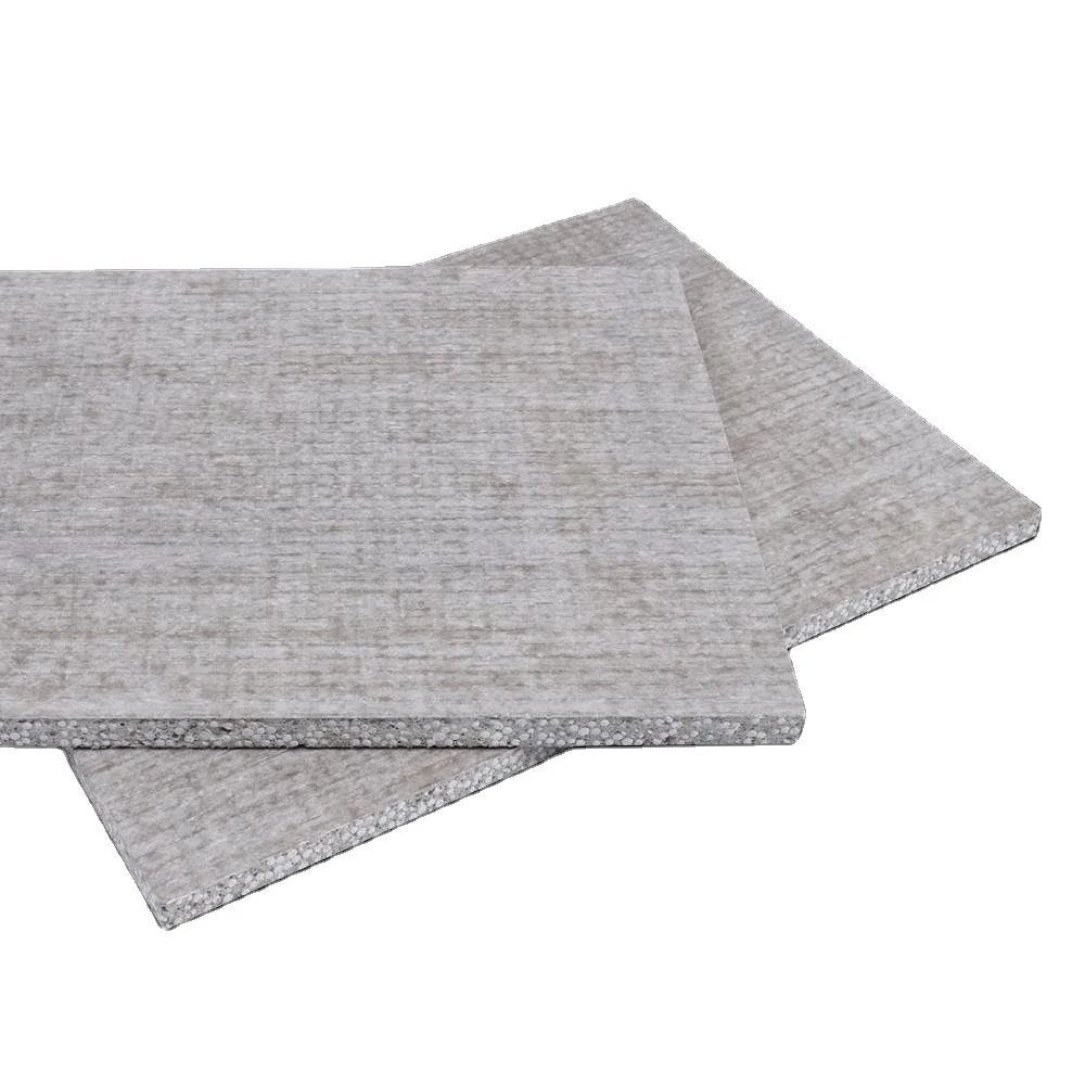 Easy to install heat preserving and environment friendly cement board waterproof fireproof soundproof