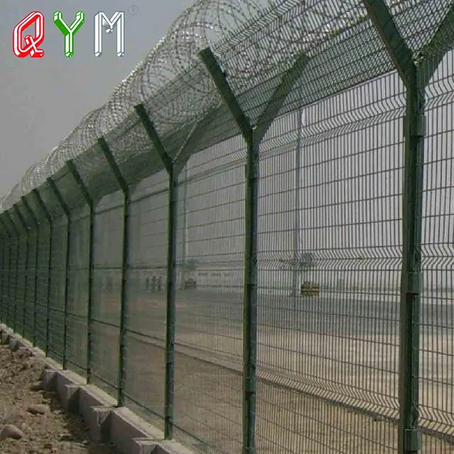 Airport Fence Security Perimeter Fence with Barbed Wire