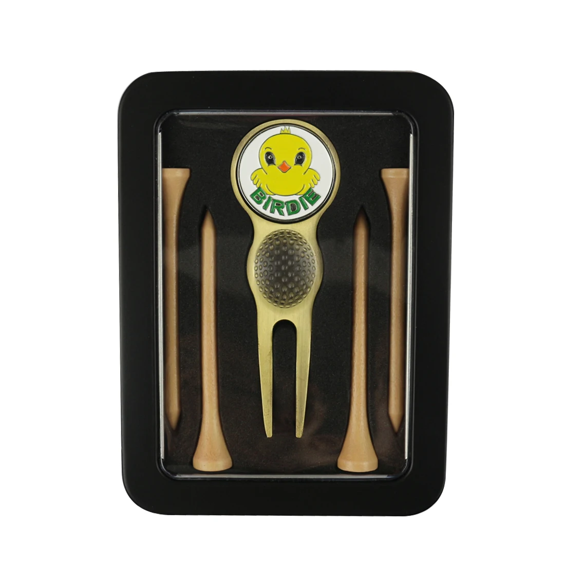 Factory Wholesale Custom Golf Accessories Series Golf Gift Set With Golf Tee Magnetic Divot Tool And Ball Marker