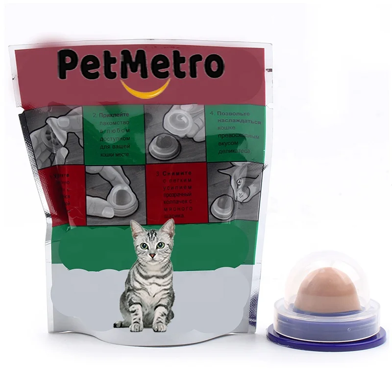 Nourishing pet cat snacks vigorously energy pill mint ball and cat candy licking