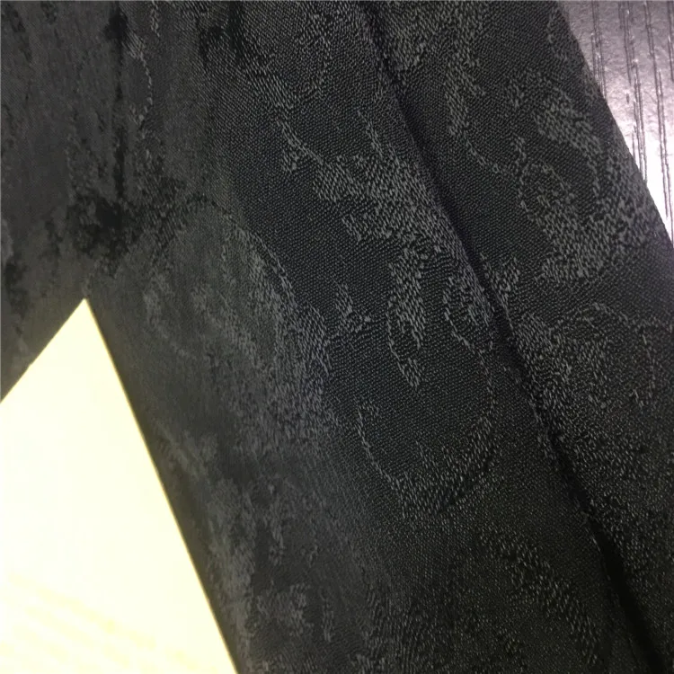 HIgh quality plain dyed jacquard fabric 100% viscose crepe fabric for garment,dress,curtain