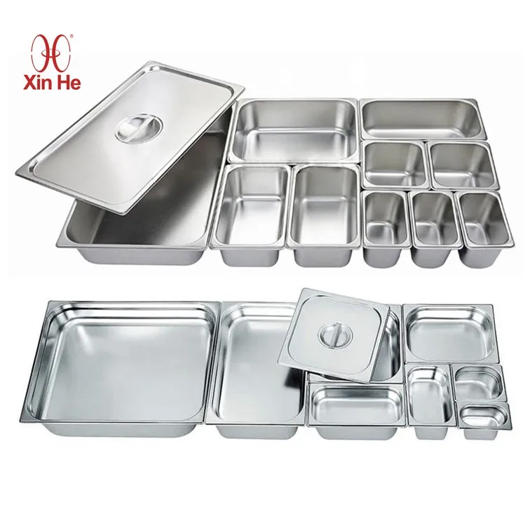 American European Standard Full Size Stainless Steel Food Container Gastronorm GN Pan For Other Hotel & Restaurant Supplies