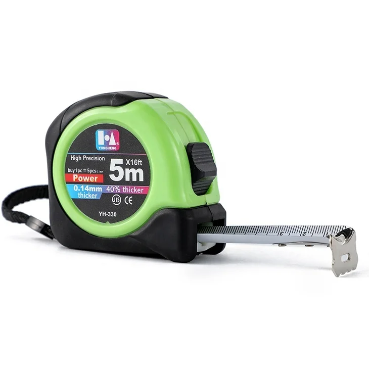 Heavy Duty Scale Steel Tape Steel Meter And Inch Measurements Retractable Ruler For Measuring