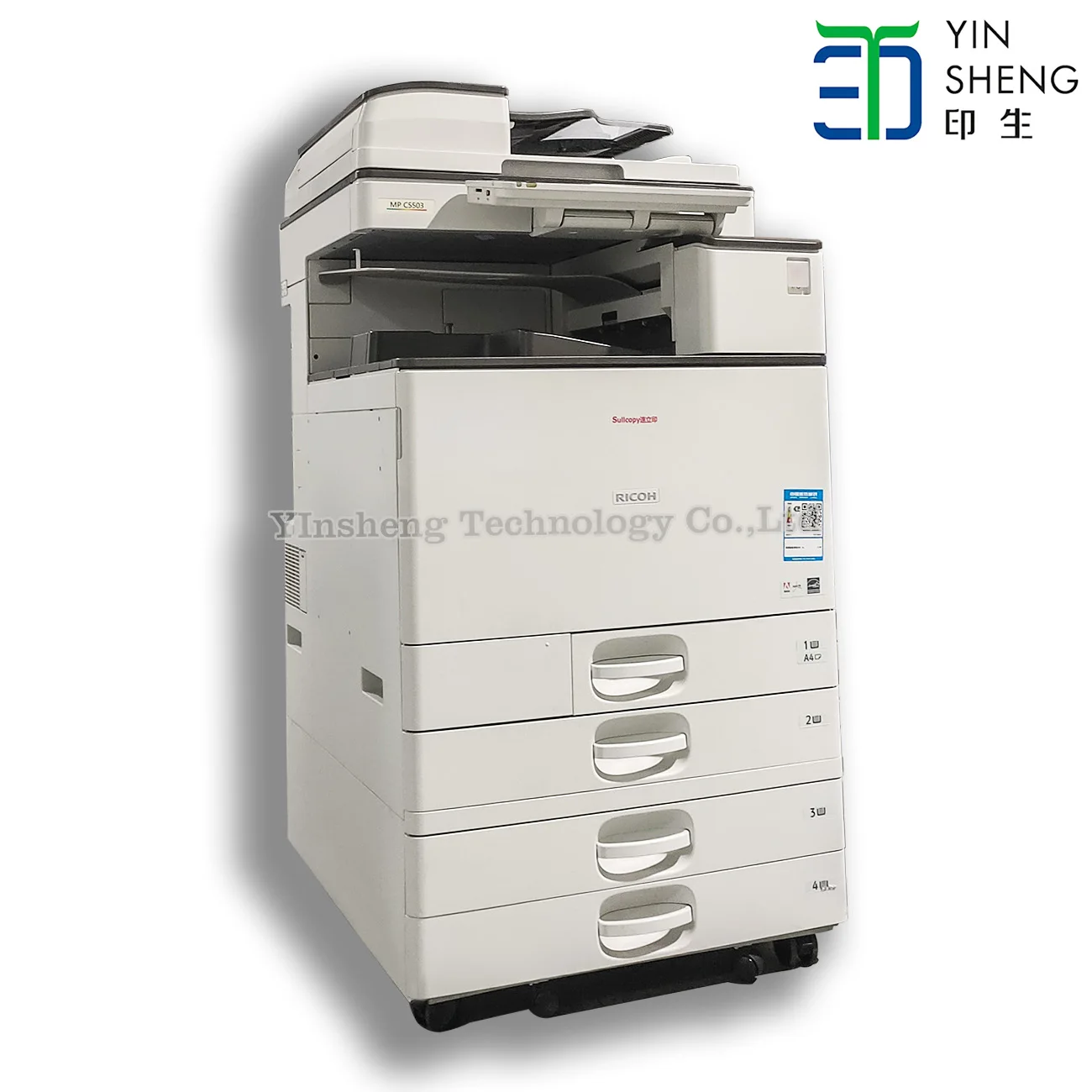 Used A3 Color Laser Photocopier Remanufacture Ricoh Copier Machine For Ricoh MPC5503
