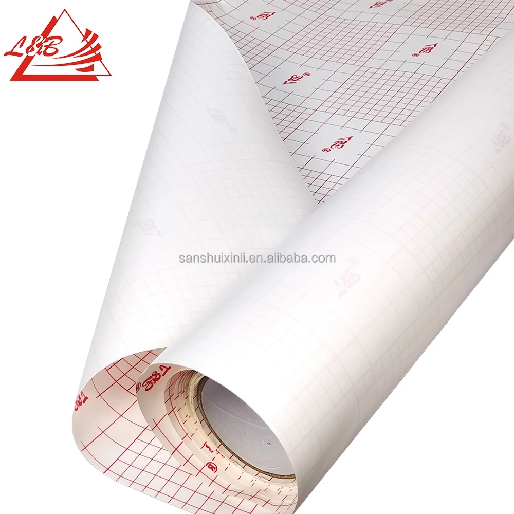 L&B 50 Micron High Polymer PVC Glossy Transparent Thick Cold Lamination Film Foil Jumbo Roll For Printing Protection