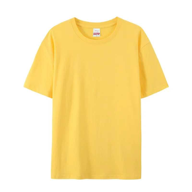 Wholesale China plain Classic Round Neck Blank organic cotton tshirts custom 3d embossed logo printing bulk polyester t-shirts