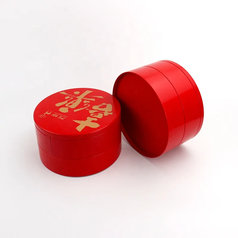 Hot Selling Round Metal Box Stackable Metal Cans Candy Box Tin Packaging