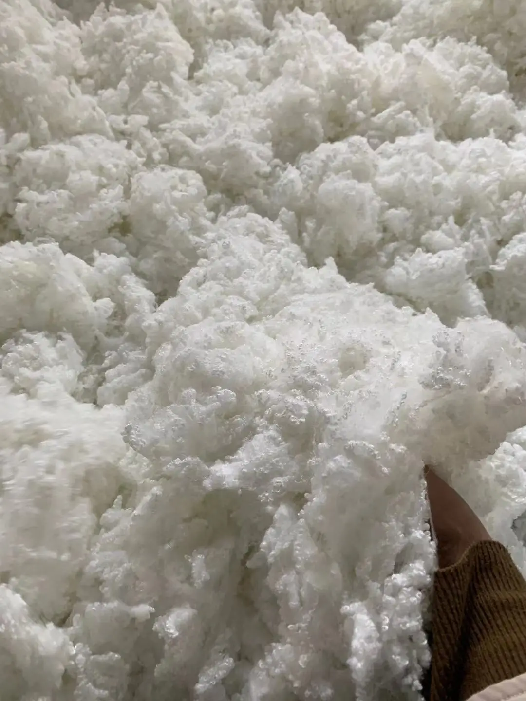 good quality soft Recycled 15D HCS Polyester Staple Fiber for filling Polyester Fiber Manufacturers and Suppliers
