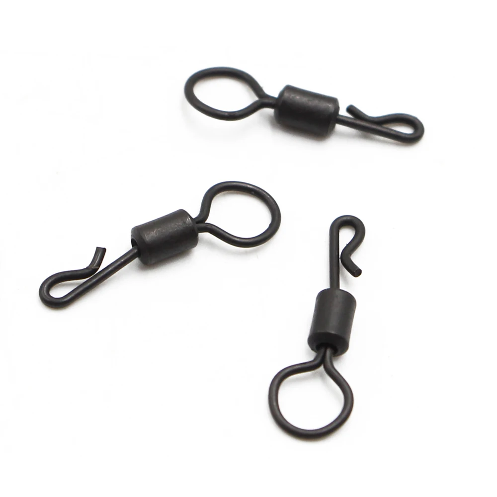 High quality Carp fishing accessories China made quick change rolling barrel swivels