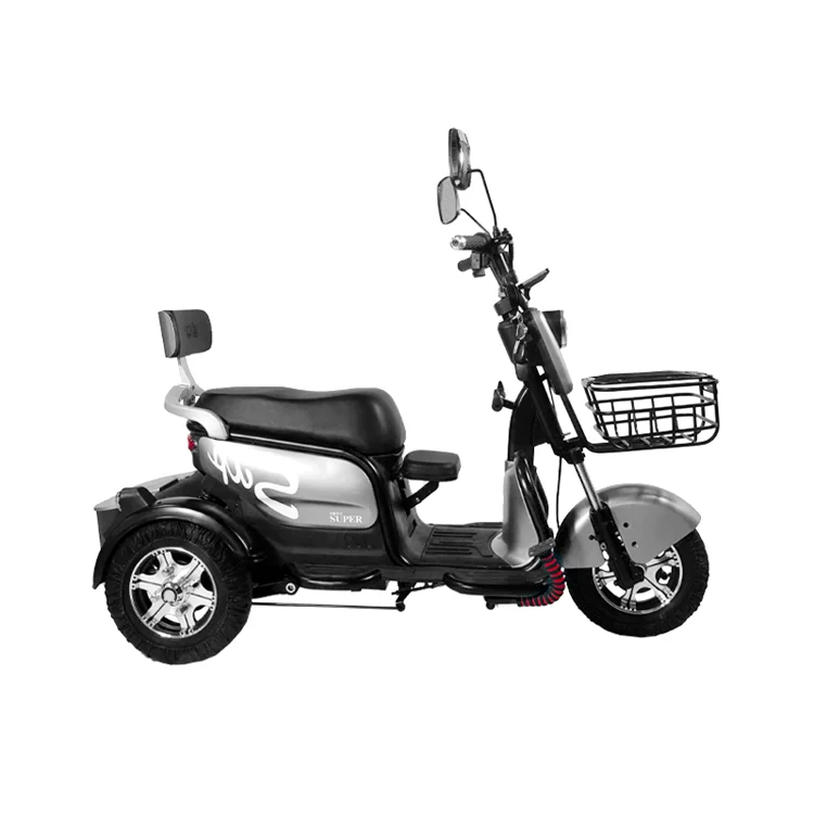 China Manufacturer Three Wheels Adult Electric Tricycle Cargo Electric Tricycle