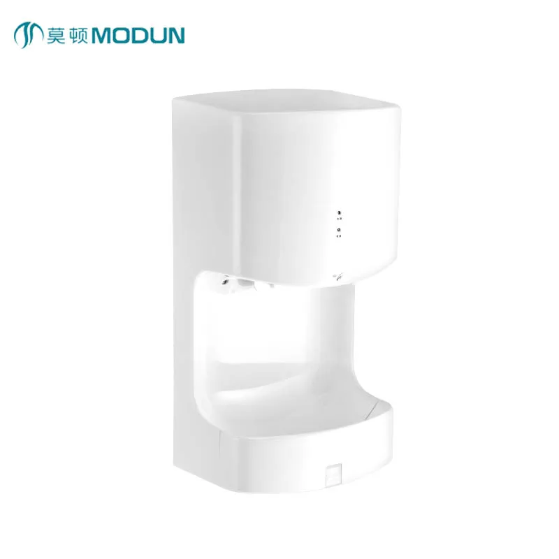 Electric Commercial  Wall-mount Hand Dryer ABS Plastics White Automatic Hand Dryer for Household