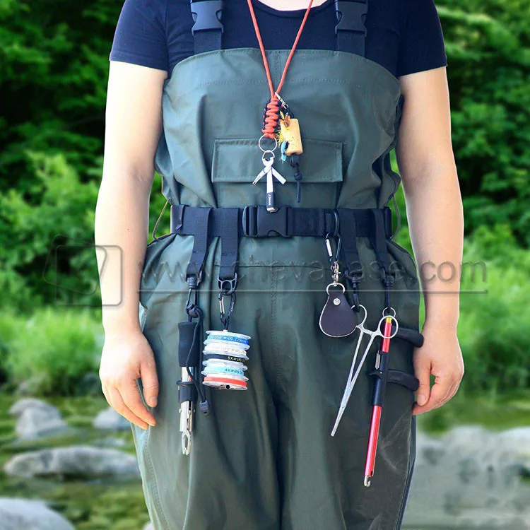 High Quality Custom Adjustable Fishing Wading Belt Waders Straps