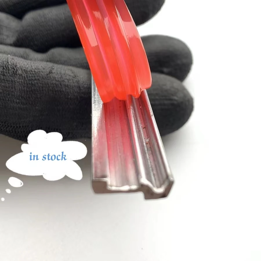 Rubber C2 wiper lip steel profile Pu flexible wiper lip