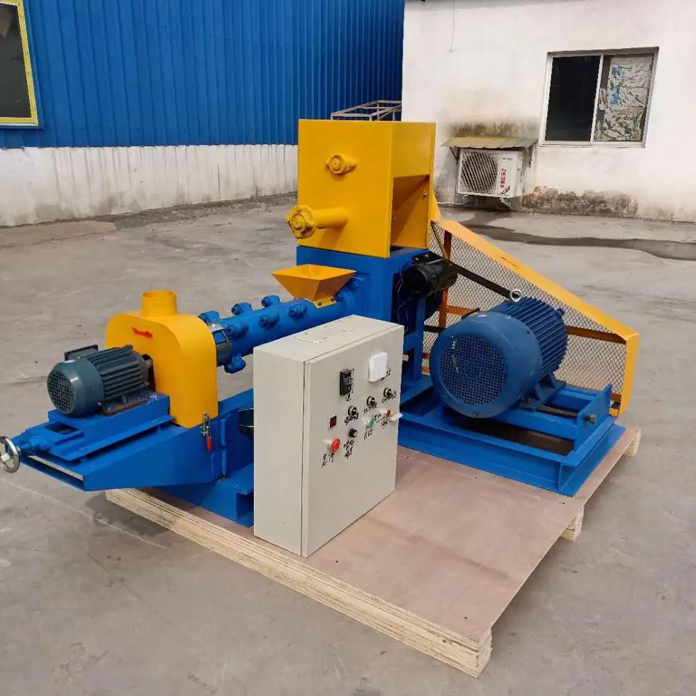 Hot sale floating fish feed extruder/pet feed pellet machine/animal poultry feed pellet mill