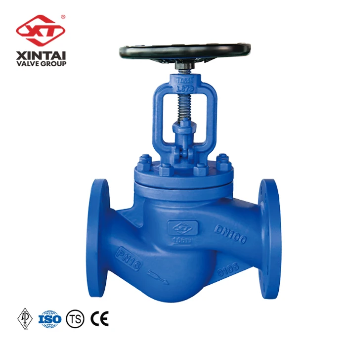 J41H-16P DN100 PN16 Valve Manufacturer Cast Steel Flange End DIN Steam Air Globe Valve