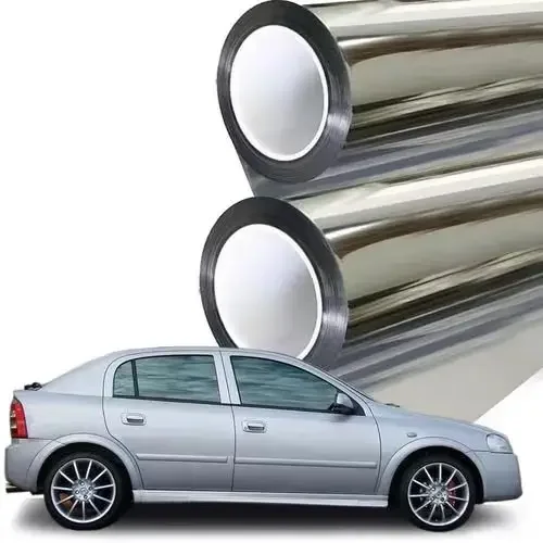 1.52*30M Metallic Reflective Solar Window Film Self-adhesive 2Ply Black Car Window Glass Film Sun Control Window Tint Film