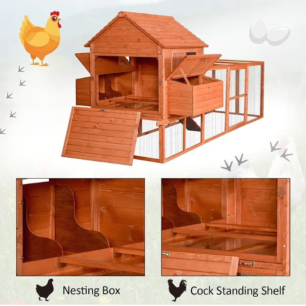 Wholesale Customization cheap coops hen houses wooden for sale made in china