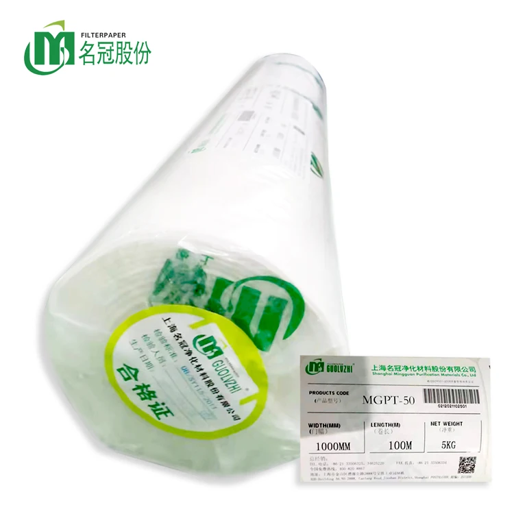 High Efficiency Eco-friendly Industrial Liquid Filter paper PET spunbond Nonwoven MGPET-30