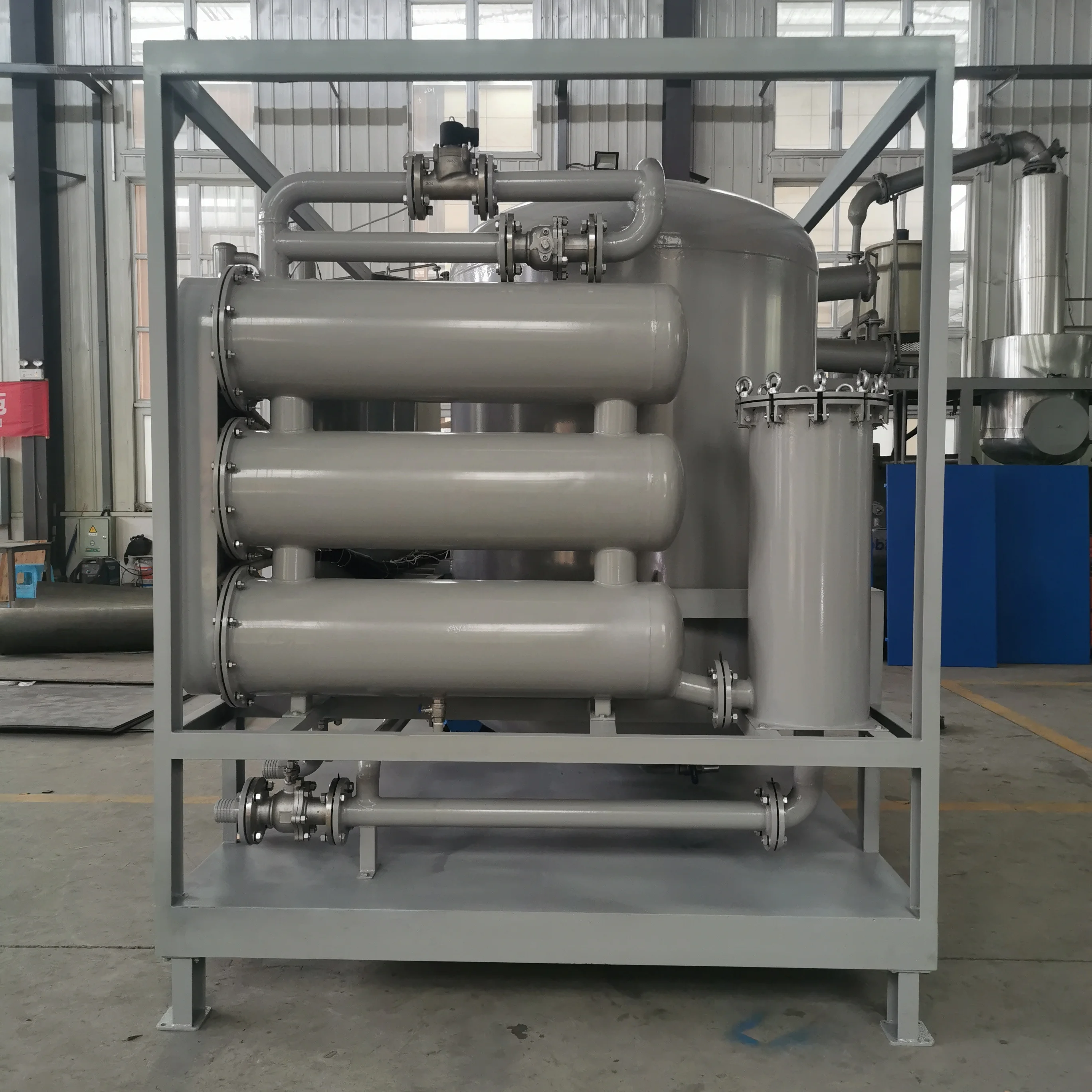 Trailer and enclosed High Vacuum used  transformer oil purifier,black oil recycling system