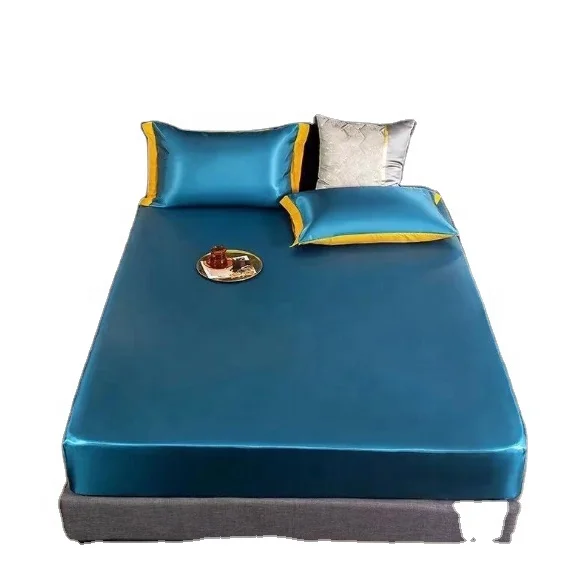 Manufacturer 4 Pcs Queen Size Quilt Duvet Cover Cover Bed Cotton Bedsheets Luxury Space King Valentine