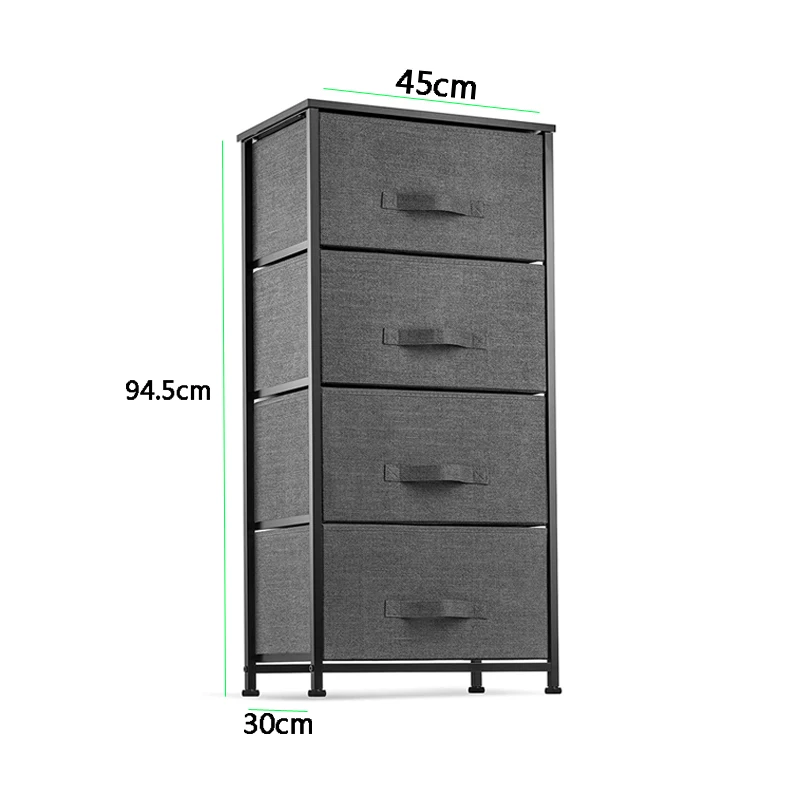 Роскошный тканевый комод с выдвижными ящиками башенный Органайзер для хранения