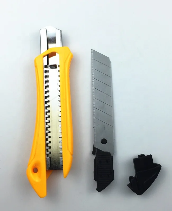 Retractable  Paper High Quality Cutting Utility Knife For Box Carton Cardboard Cutting