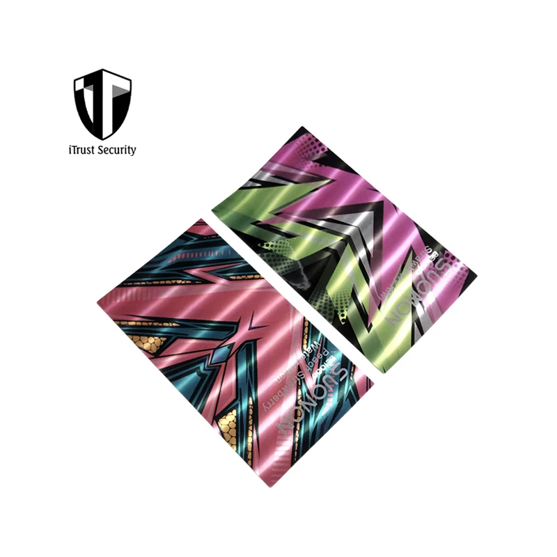 Wholesale High Quality custom 3d label printing sticker laser Exquisite patterns hologram stickers sheet custom print
