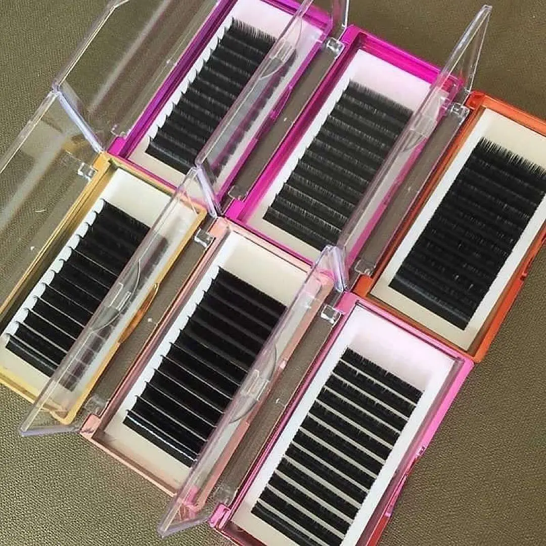 wholesale Individual Eyelash Extension products eyelash extensions supplier 25mm faux mink lash extension supplier lash trays