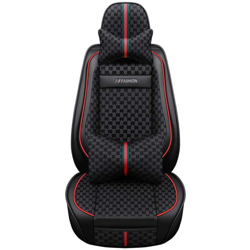 High Quality Four Season Universal Funny Car Seat Cover PU Leather Auto Cover for Fashion Design