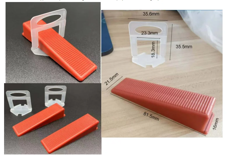 Система выравнивания плитки с зажимами 1/16 включает в себя 100 шт. разделителей для выравнивания плитки более Гибкая комбинация для выравнивания плитки установка