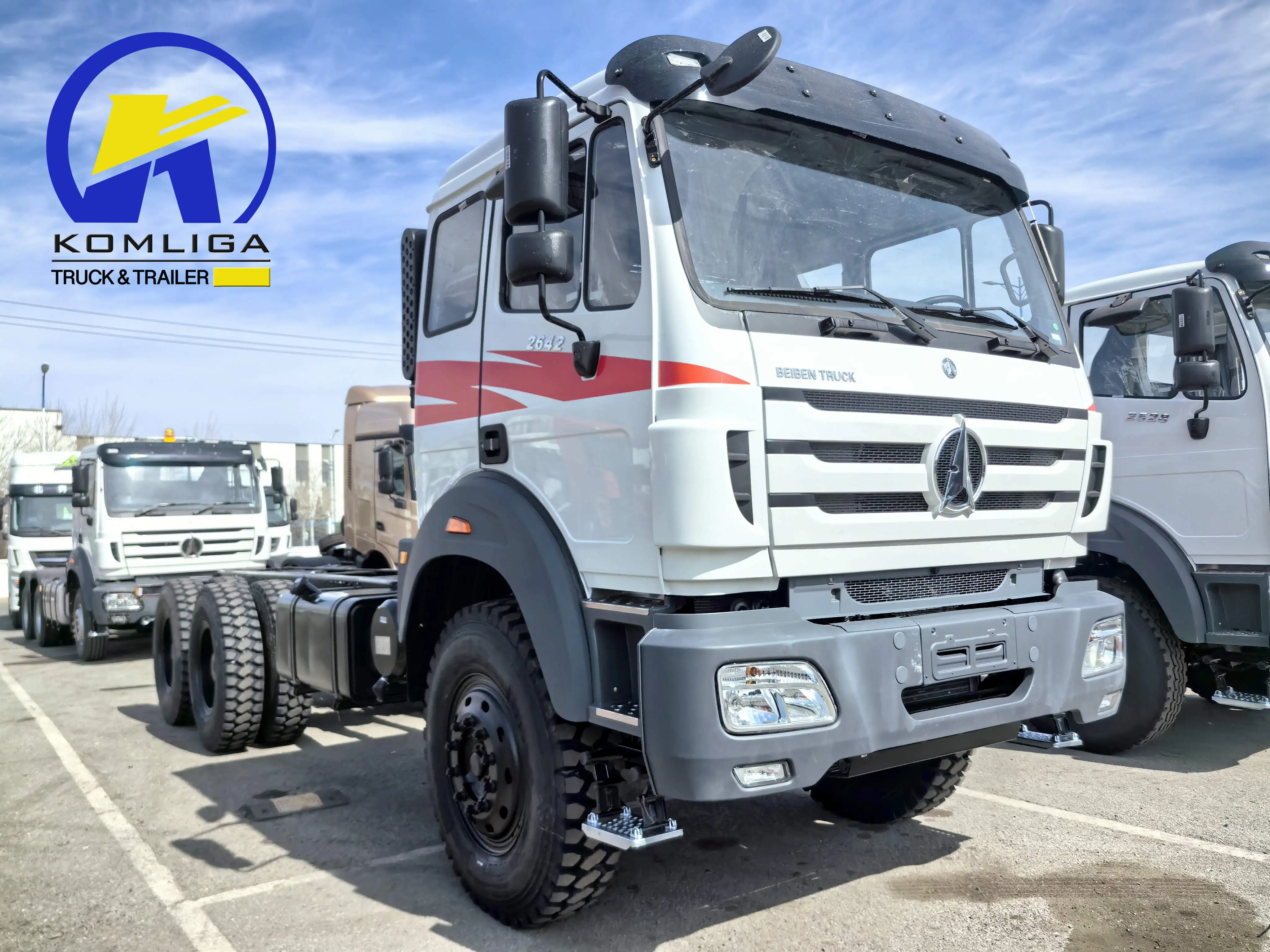 6*6 Cargo Truck Chassis Beiben 2642 Pieces de Rechange Pour Camions Beiben