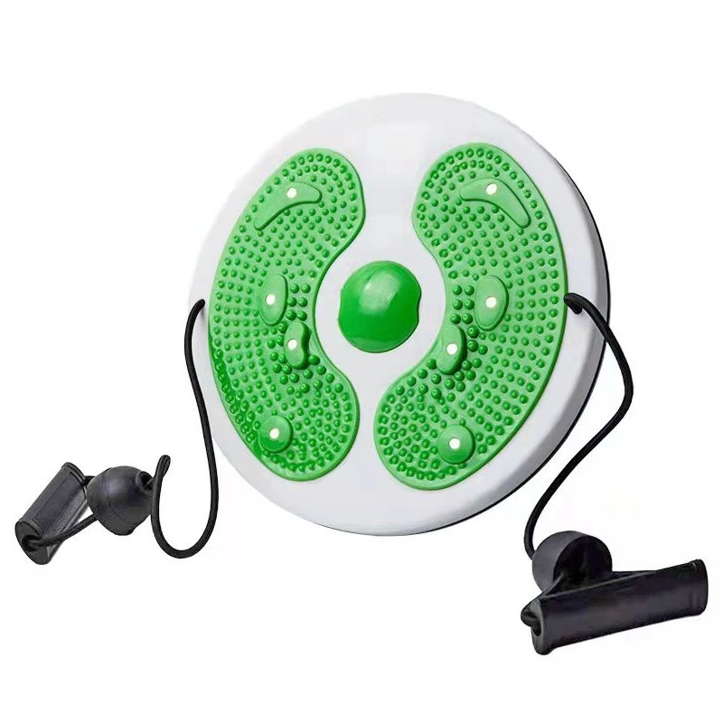 New Arrivals Home Exercise Waist Training Twister Board Foot Massage Twisting Disc with Resistance Bands
