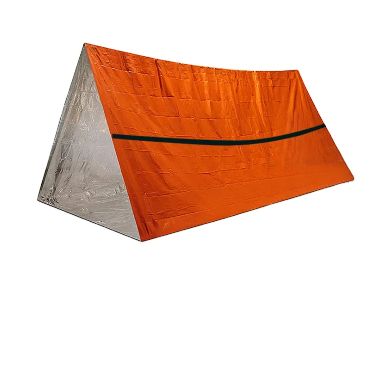 Emergency survival disposable tube tent for travel