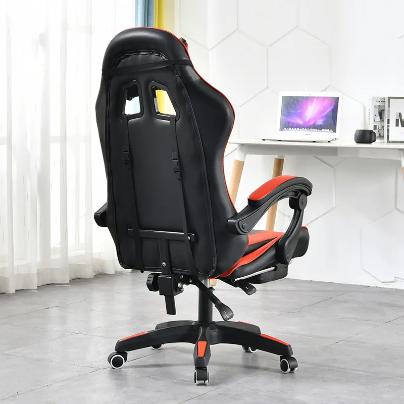PU Leather Scorpion Pro Black and Red Office Gamer Gaming Chair for Computer PC Game