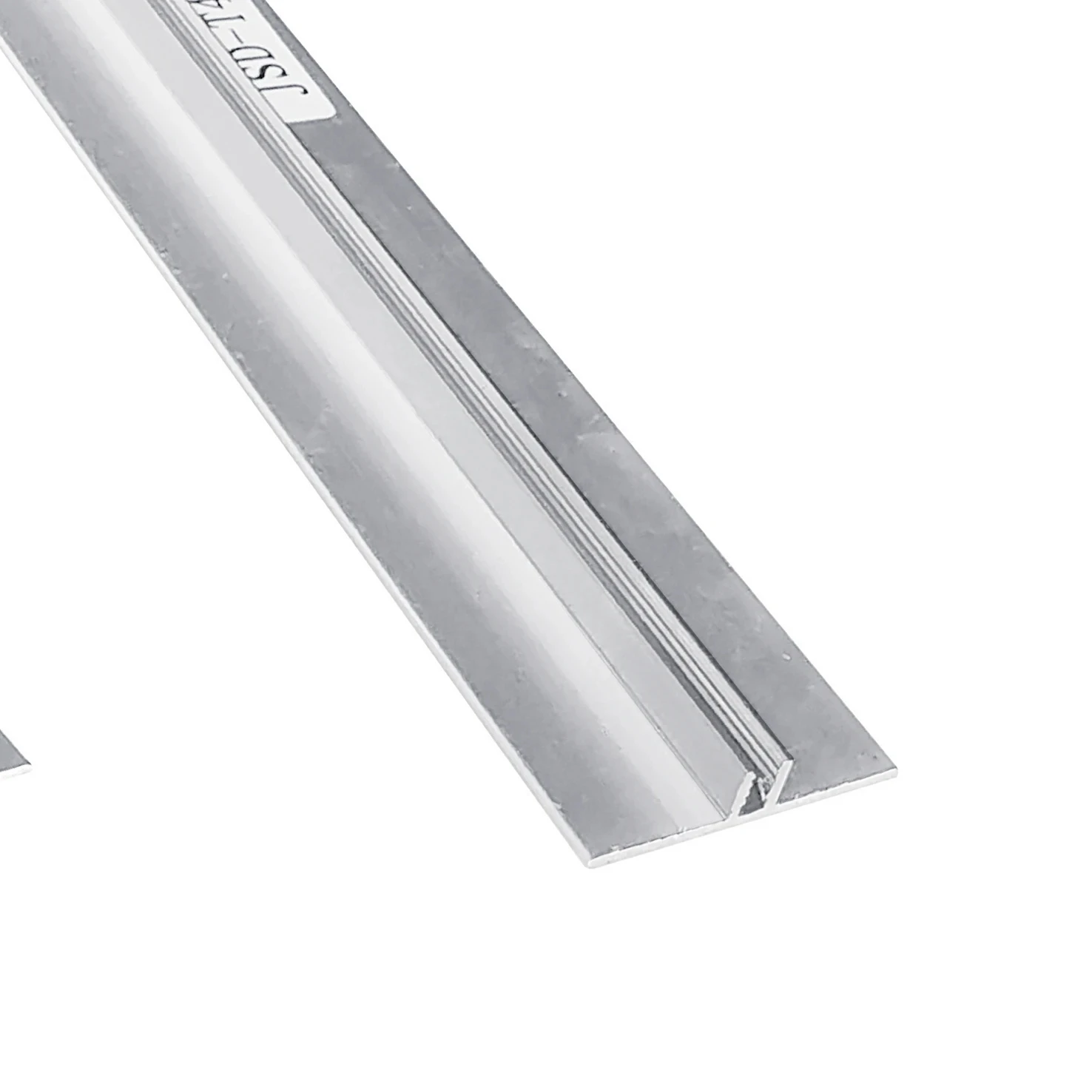 Оптовая продажа металлическая полоска с Т-образным краем бесплатный образец Гибкая алюминиевая ПВХ плитка полоски переходом