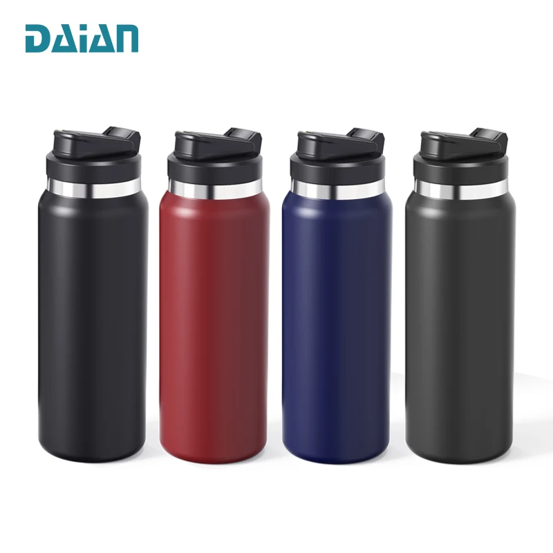 20oz 32oz Double Wall Stainless Steel Insulated Water Bottle Vacuum