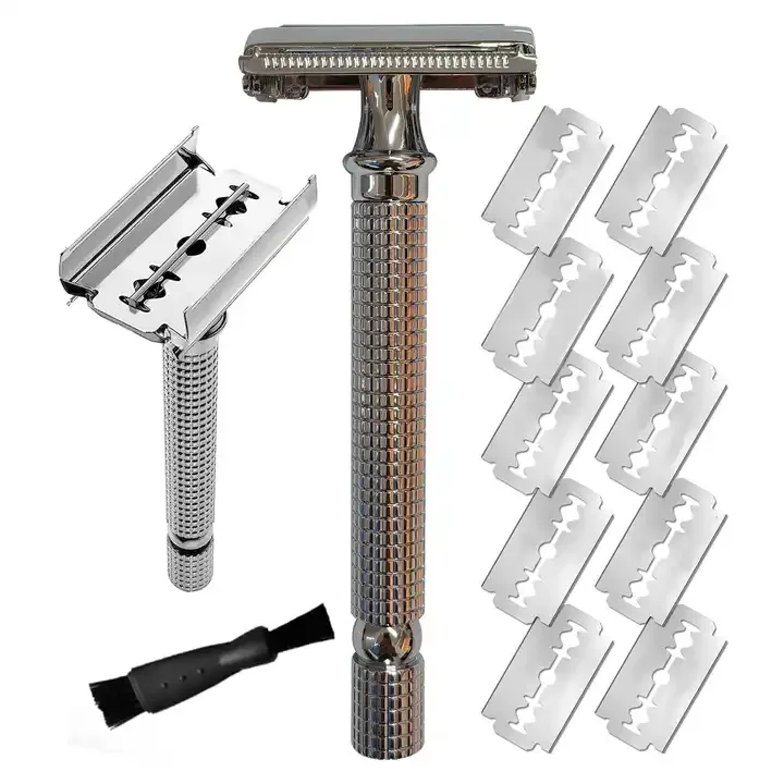 Mens Butterfly Brass Shaver Safety Razors Customised Full Metal Shaving Razor