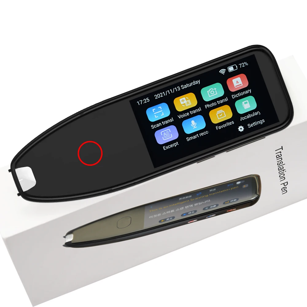 2022 Hot Sale Portable intelligent Scanner Translation Pen Chinese English Japanese Korean French Offline