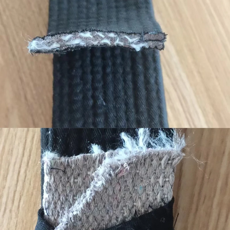 Wholesale sale multicolor 100% cotton bjj judo karate rank belt karate black belts