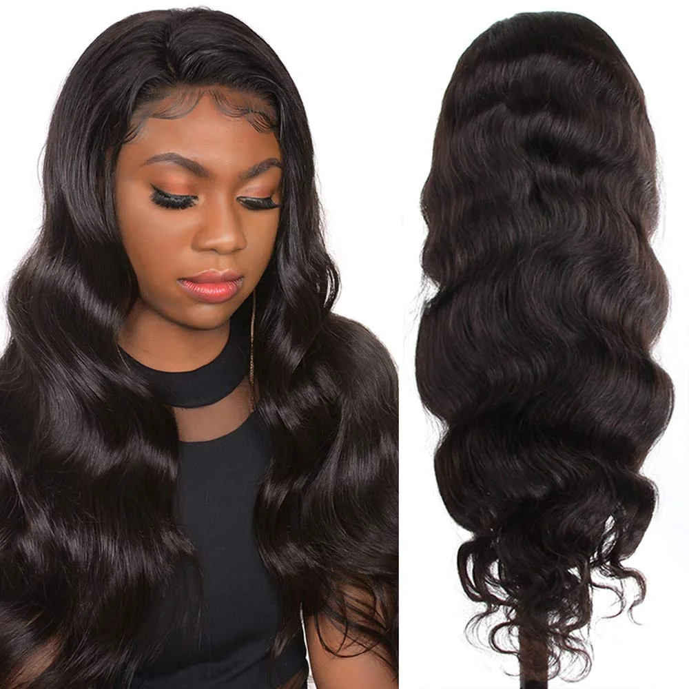 HD Transparent Brazilian Wigs Lace Front Human Hair Virgin Cuticle Aligned Full Lace Human Hair Wig