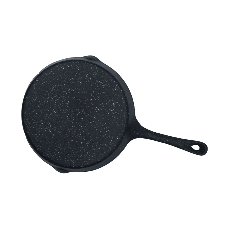 Сковорода для жарки из тяжелого чугуна с одной ручкой по заводской цене