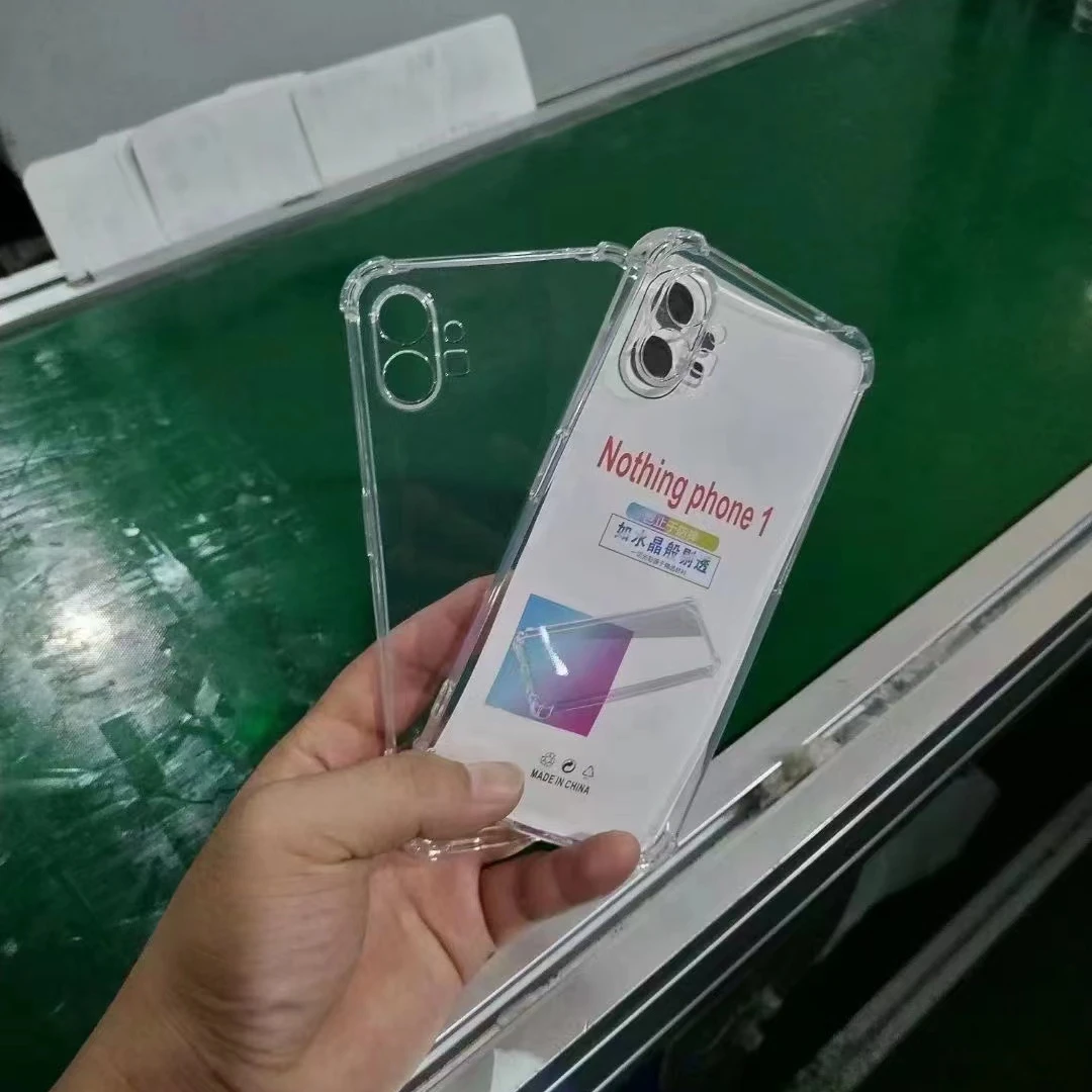 1.5mm Shockproof transparent TPU soft mobile phone back cover nothing phone 1 case