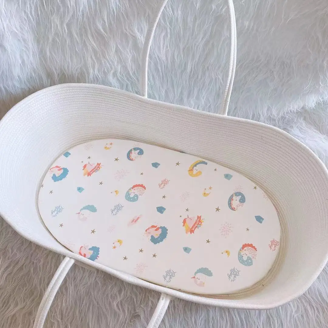 Small Moq Soft Feeling Waterproof Cotton Foam Mattress Pad Cradle Mattress